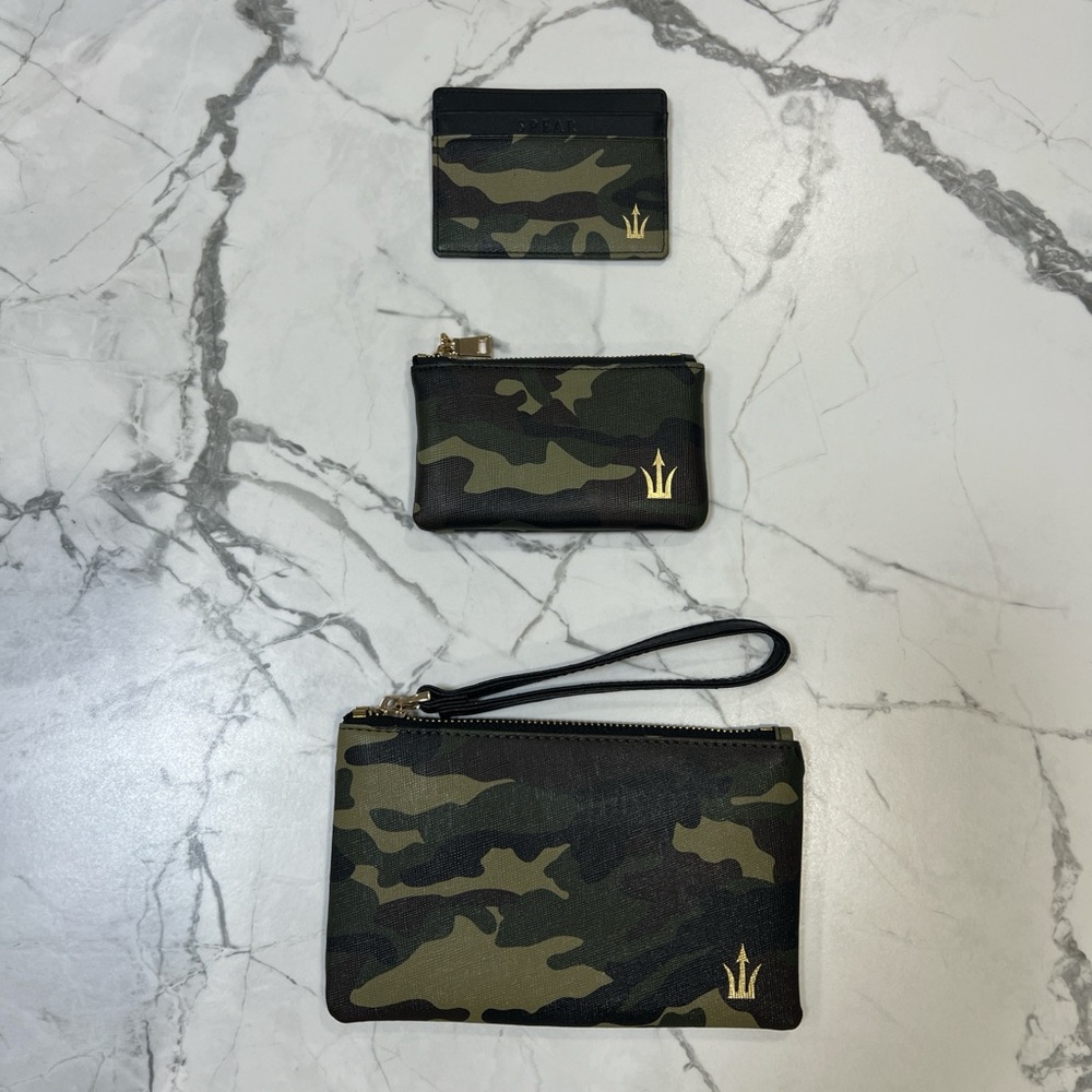 Camouflage Wallet and Pouch Set